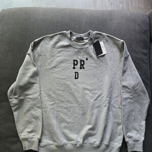 Prada Gray Crewneck Men's Sweater